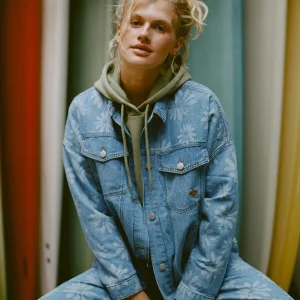 Dernière Chance veste denim femme roxy - SALTY HORIZON