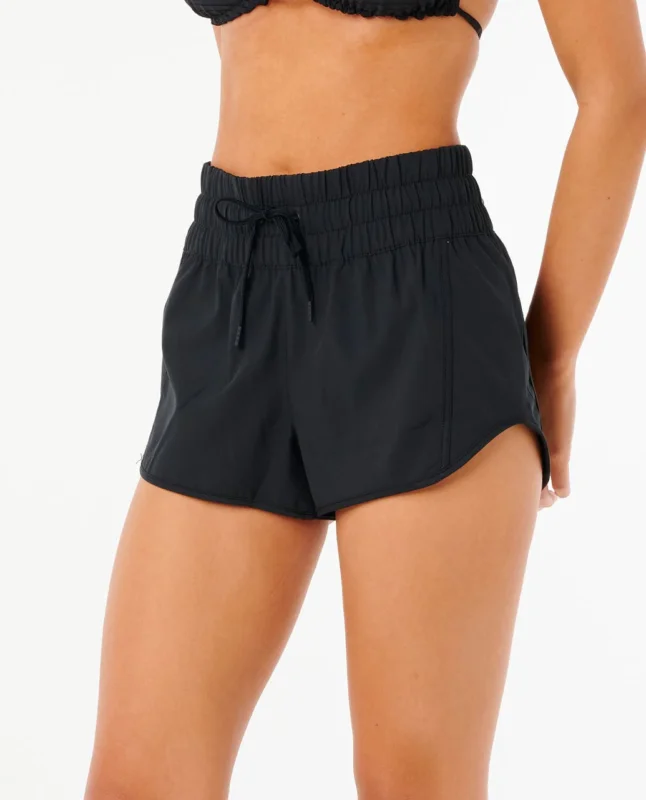 short de bain femme ripcurl - HIGH WAIST RETRO VOLLEY 3 INCH Commander Vite