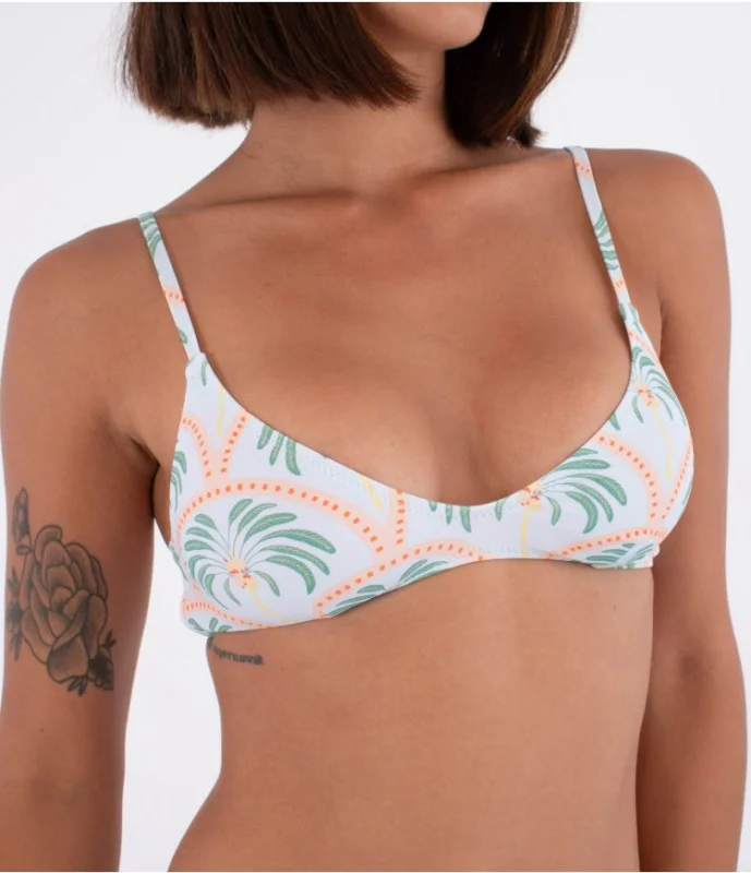 Commande En Gros haut de bikini femme hurley - SCOOP CROP TOP PRINT