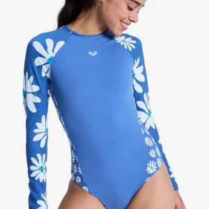 maillot une piece manches longues roxy femme - FLOWER SOUL SURF ONESIE LS Offre Spéciale