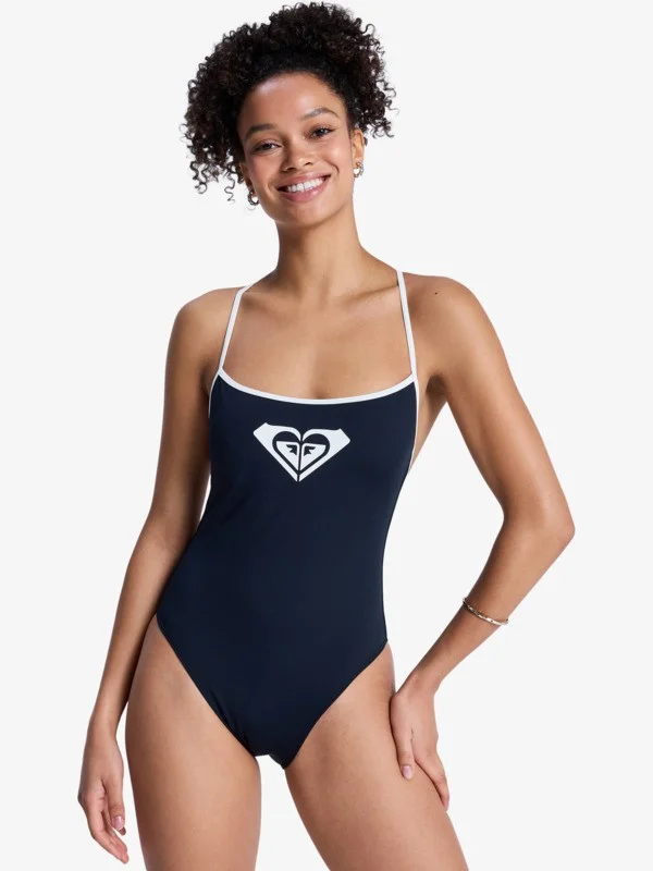 maillot 1 piece roxy femme - THE RETRO ESSENTIALS HL 1PIECE Prix Bas