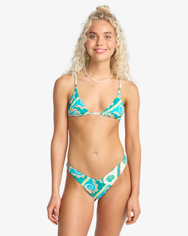 haut de bikini femme billabong - SALTY WAVES REV MINI SLIDE TRI Top Vente