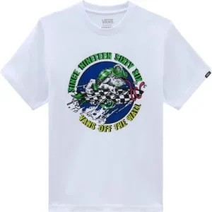 T-shirt Vans RIPPING LIZARD - White Offre Exclusive