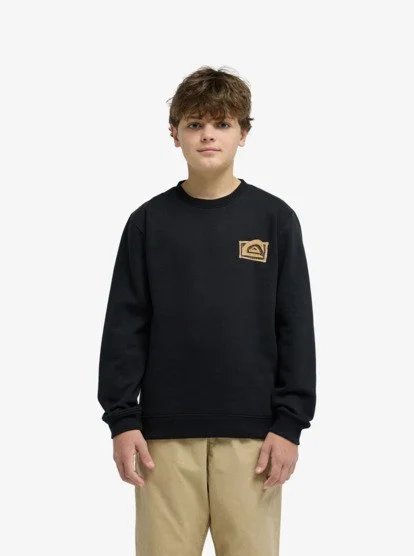 Quantité Limitée sweat col rond garcon quiksilver - GRAPHIC CREW YOUTH