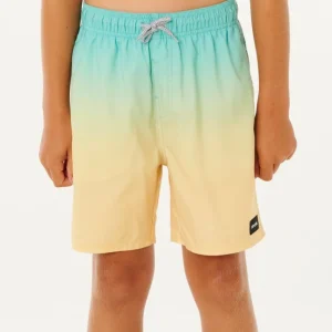 Prix Promo SHORT DE BAIN GARCON RIPCURL - OFFSET FADE VOLLEY-BOY
