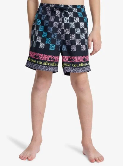 Bon Marché short de bain garcon quiksilver - EVERYDAY PRINTED VOLLEY YTH 14