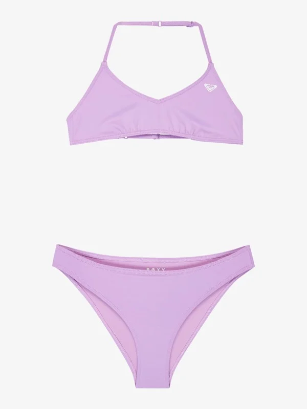 ensemble maillot de bain roxy fille - SOLID ACTIVE RG TRI BRA SET Offre Spéciale