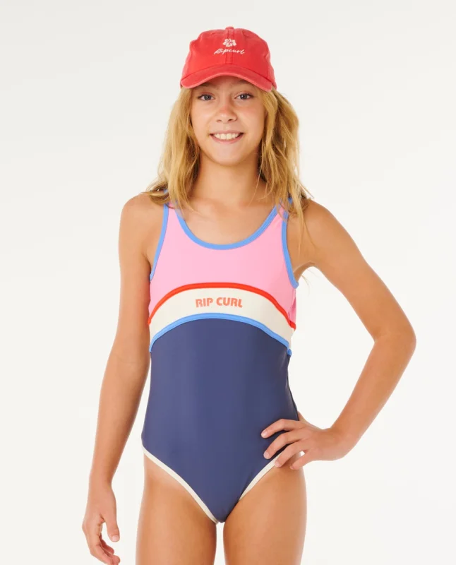 Remise maillot de bain 1 piece fille ripcurl - SURF REVIVAL 1 PIECE-GIRL