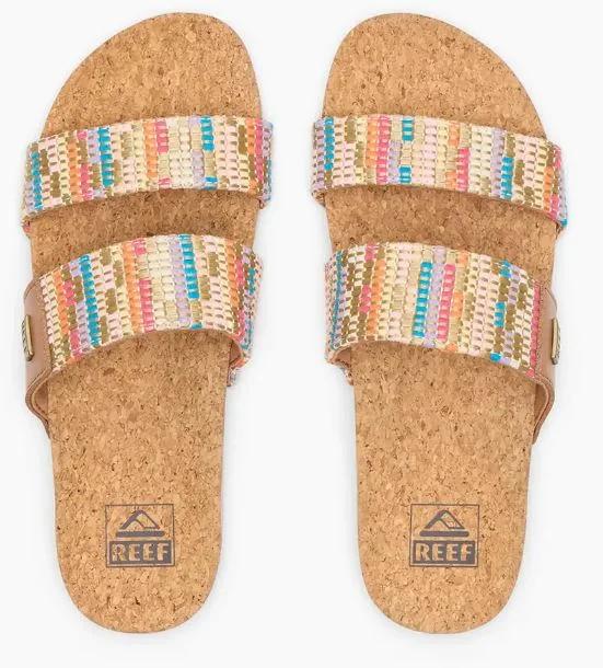 claquettes femme reef - CUSHION VISTA BEACHY WOVEN Acheter Direct