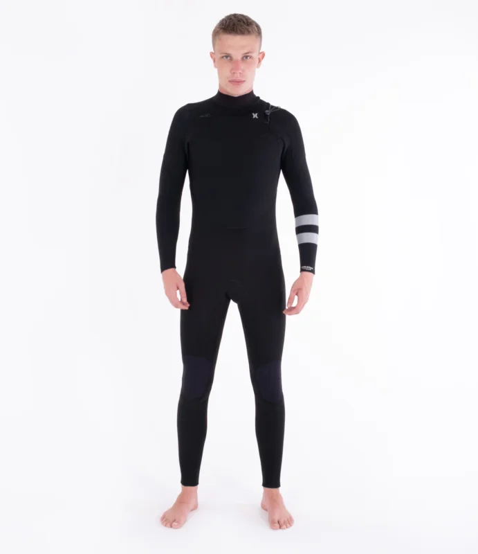 Combinaison Hurley ADVANTAGE PLUS 5/3 Chest Zip - Black Jusqu'à Épuisement Des Stocks