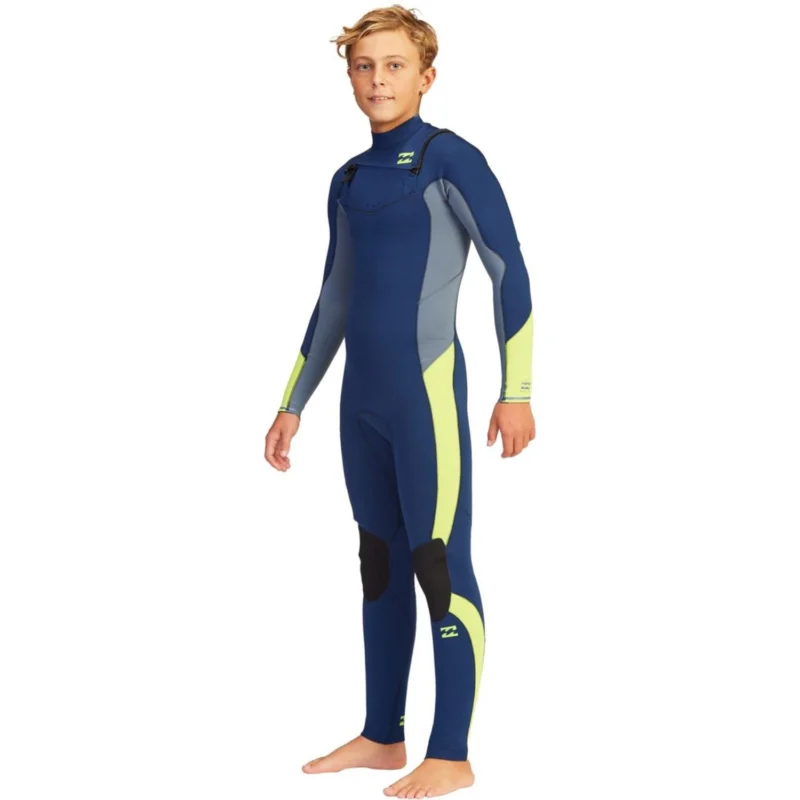 Offre Exclusive Combinaison Billabong Furnace Absolute 5/4 Junior Chest Zip - Navy