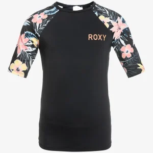 Top Vente Lycra manches 3/4 Roxy Printed - ANTHRACITE S RG TROPICAL BREEZ