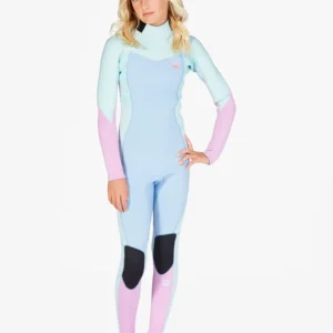 Meilleur Prix Combinaison Billabong Synergy 4/3 Junior Back Zip - ICEBERG