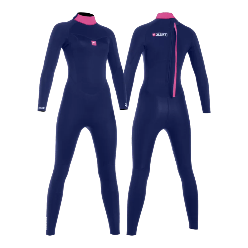 Meilleur Choix Combinaison MDNS Pioneer Women 4/3 Back zip - Marine/Rose