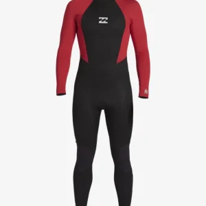 Must-Have Combinaison Billabong 5/4mm Intruder Back zip - Red