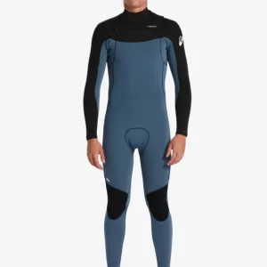 Combinaison de surf zip poitrine Quiksilver 3/2mm Everyday Sessions - Black/Bering Usine Directe