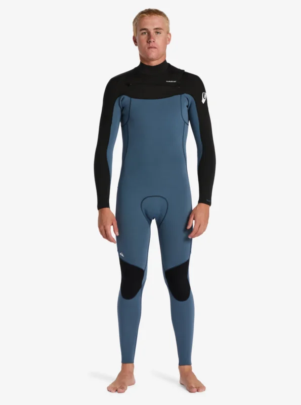 Combinaison de surf zip poitrine Quiksilver 3/2mm Everyday Sessions - Black/Bering Usine Directe