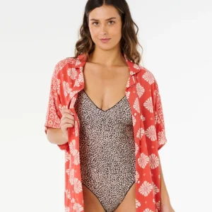 chemise femme - ripcurl - VENTURA VISCOSE S/S SHIRT Prix Bas