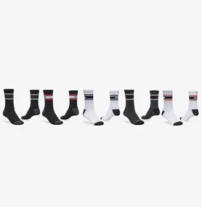 CHAUSSETTES GLOBE - TRIPLE STRIPE CREW SOCK 5 Produit De Marque