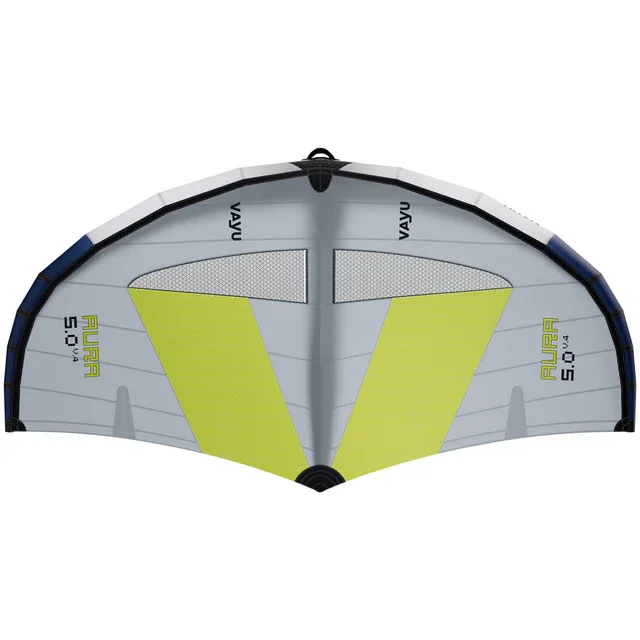VOILE DE WING FOIL VAYU AURA V4 YELLOW GREY 4.5 Commander Maintenant