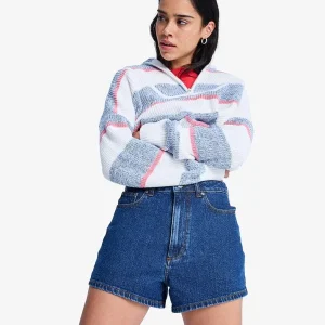 SHORT EN JEAN ROXY FEMME - OFFSHORE MID OCEAN BLUE Must-Have