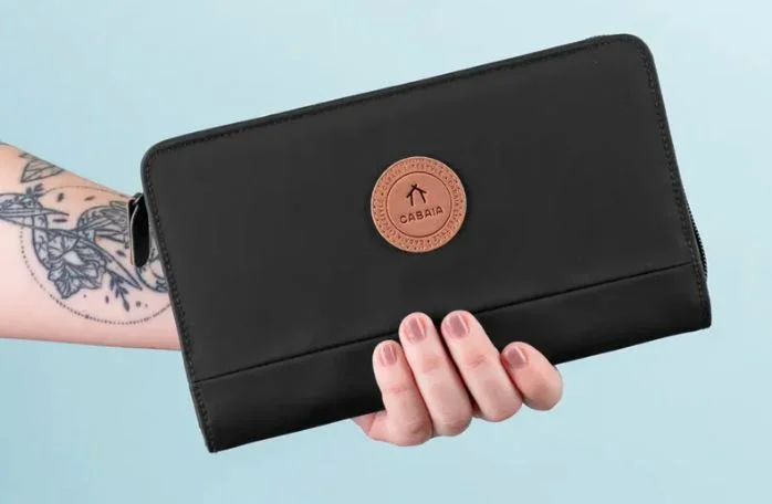 PORTE FEUILLE CABAIA NOIR - WALLET Super Prix