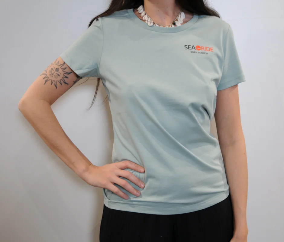 TEE SHIRT FEMME SEARIDE - T-SHIRT ECORESPONSABLE FEMME Populaire