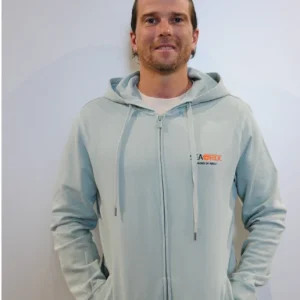 SWEAT ZIPPE SEARIDE HOMME - SWEAT-SHIRT ECORESPONSABLE ZIPPE A Dernière Chance