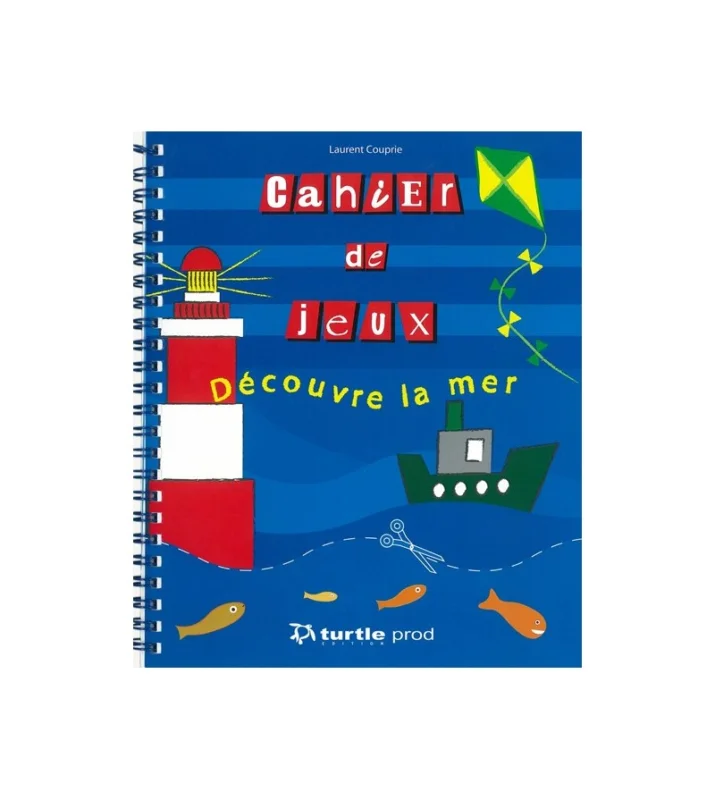 Promotion Saisonnière Cahier de jeux-Découvre la mer