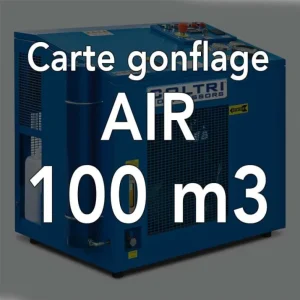 Solde Carte Gonflage à l‘air 100m3