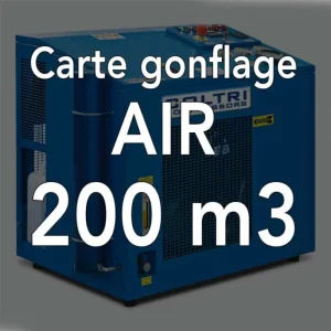 Carte Gonflage à l‘air 200m3 Quantité Limitée